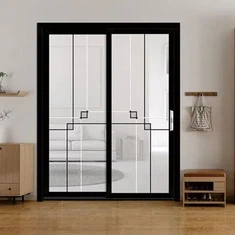 2 אבנטות דלת הזזה אלומיניום